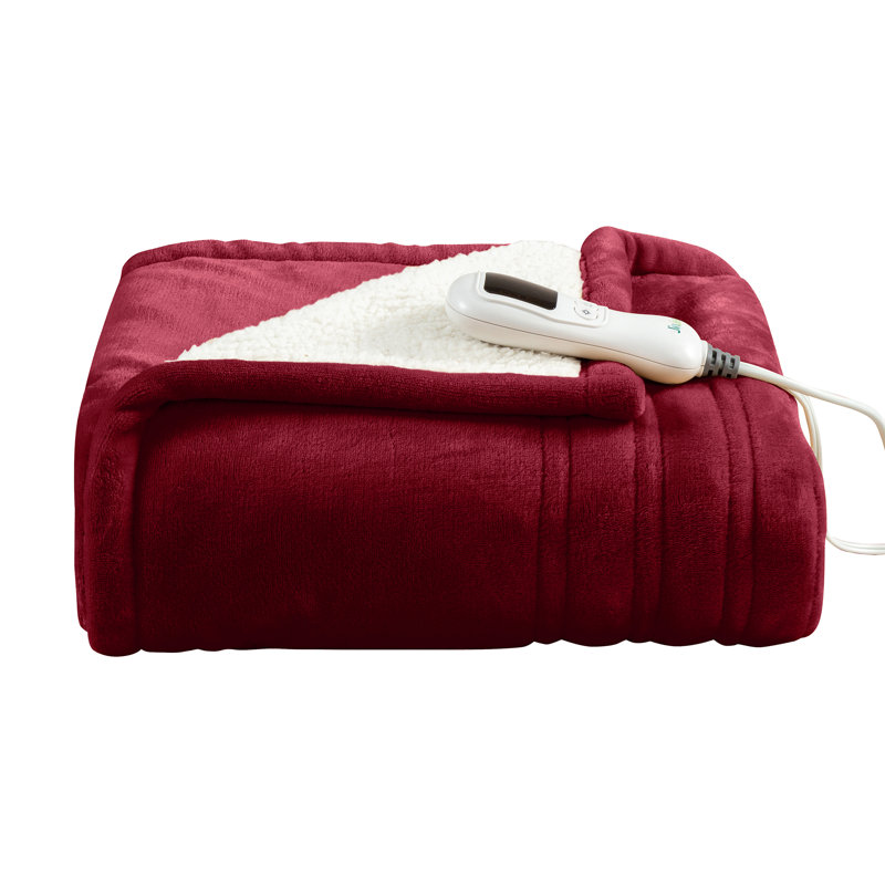 HYLEORY HBT Electric Fleece Heated Throw Blanket & Reviews Wayfair